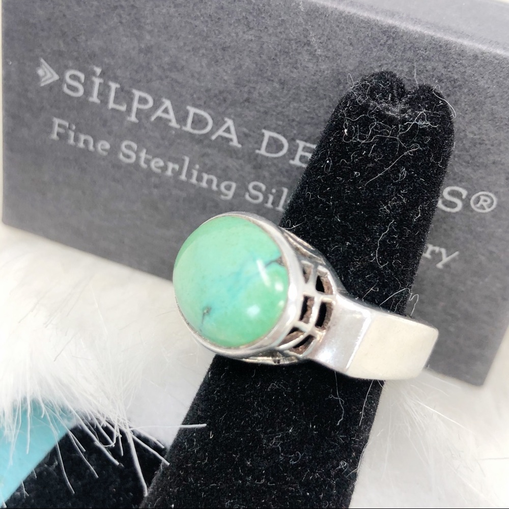 Silpada Sterling  Turquoise Ring 6 R0786 RARE / 🎄 AFTER CHRISTMAS *LAST CHANCE*
